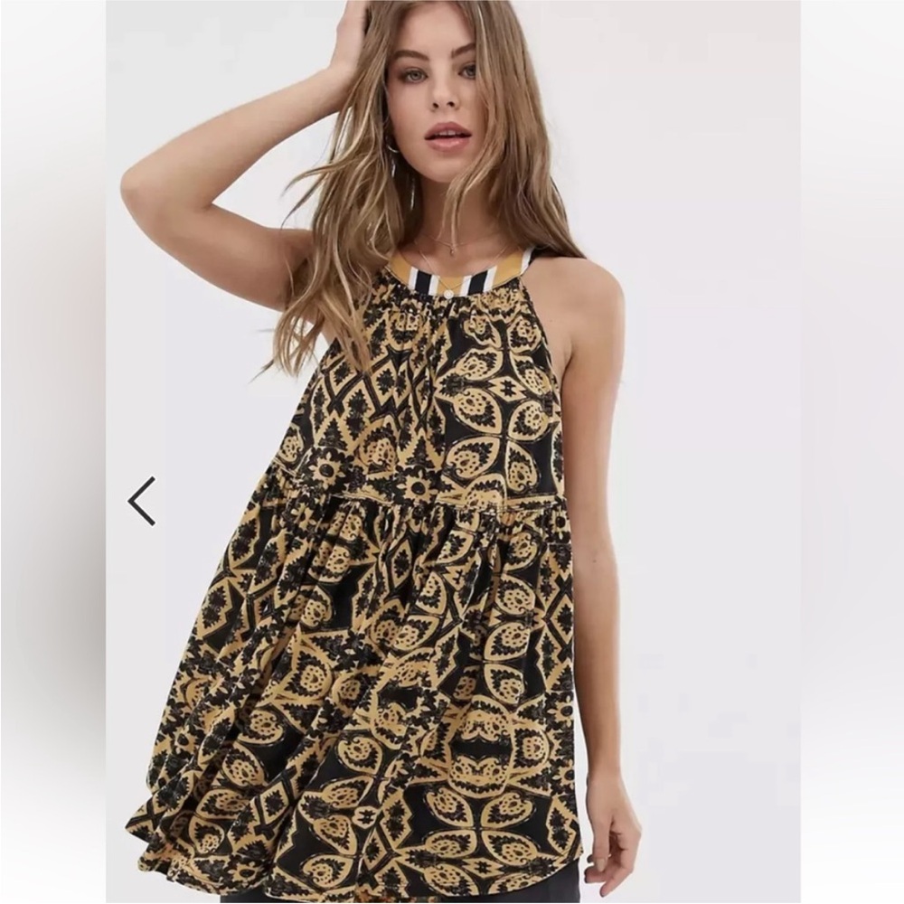 Free People Mimi Halter Tunic Size XS
